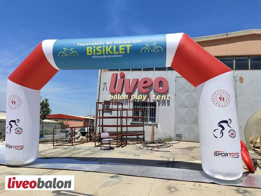 Bisiklet Turu Finish Balonu