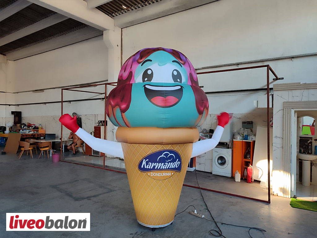 Külah Dondurma Gel Gel Balon