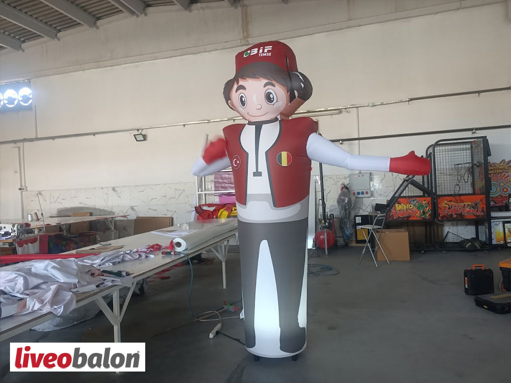 Yöresel Kıyafetli Gel Gel Balon